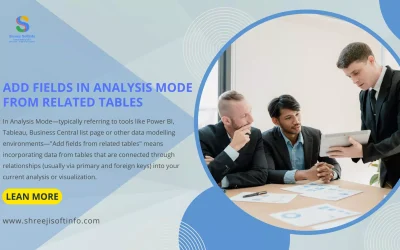 Add fields in Analysis Mode from Related Tables