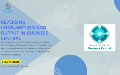 Reversing Consumption and Output in Business Central