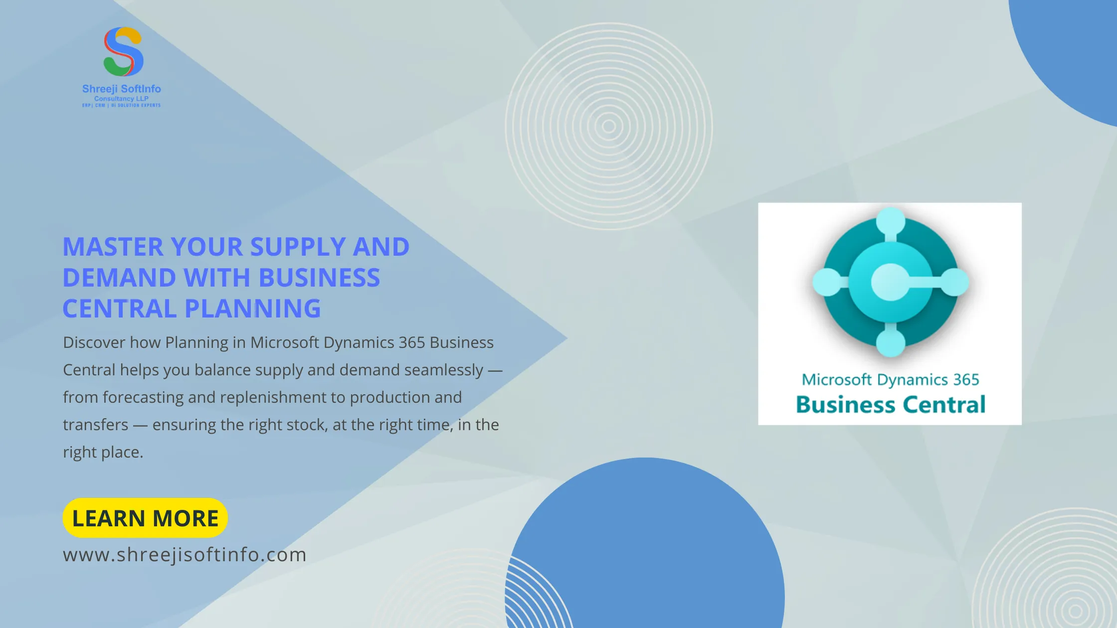 Planning Blog Banner Planning and business operations management in Microsoft Dynamics 365 Business Central